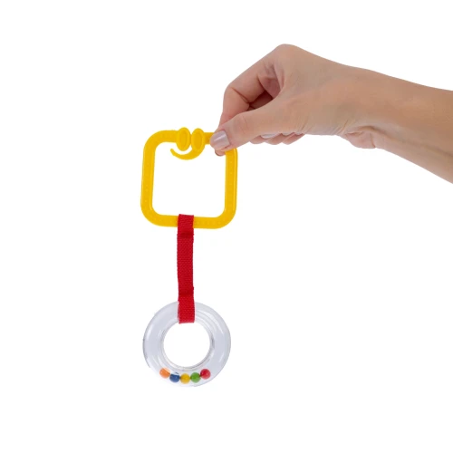 Погремушка BabyJem Rattle Ring Square Yellow купить в Кишиневе