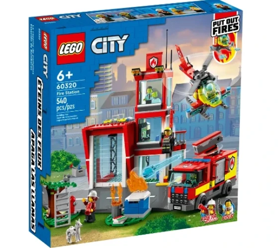 Конструкторы Lego City Fire Station, 540 элементов купить в Кишиневе