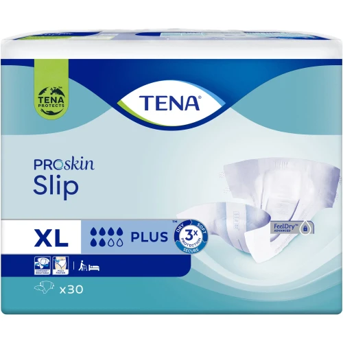 Подгузники для взрослых Tena ProSkin Slip Plus, размер XL, 30 шт. купить в Кишиневе