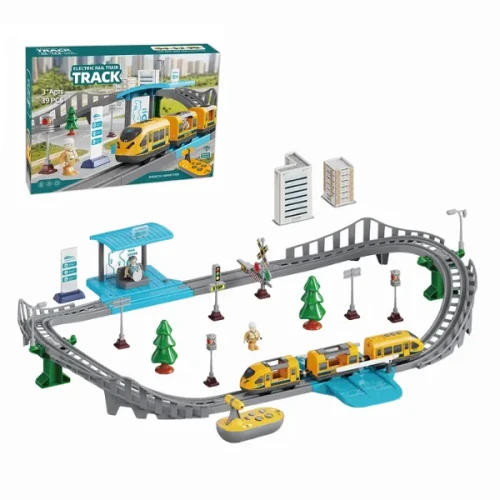 Calea ferată cu tren Essa Toys Electric Rail Train Yellow cumpăra în Chișinau
