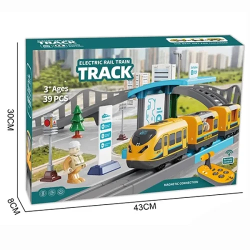 Calea ferată cu tren Essa Toys Electric Rail Train Yellow cumpăra în Chișinau