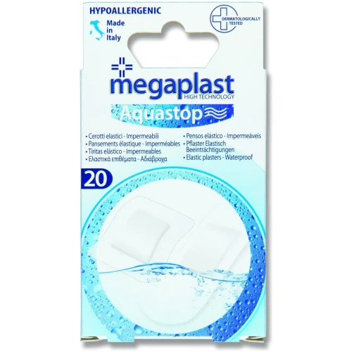 Пластырь Megaplast Aquastop PU Прозрачный, 2 размеров, 20 шт купить в Кишиневе