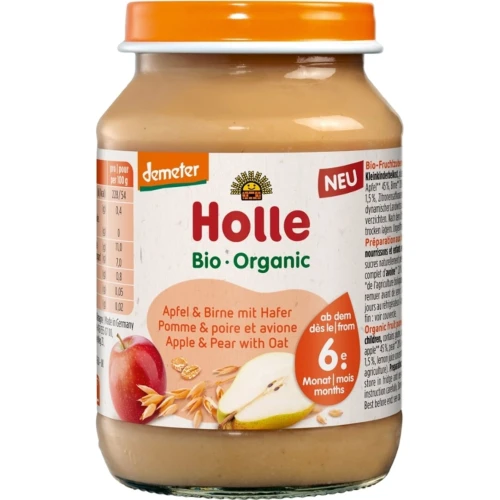 Пюре Holle из яблок-груш-овса (6 мес+) 190 г купить в Кишиневе