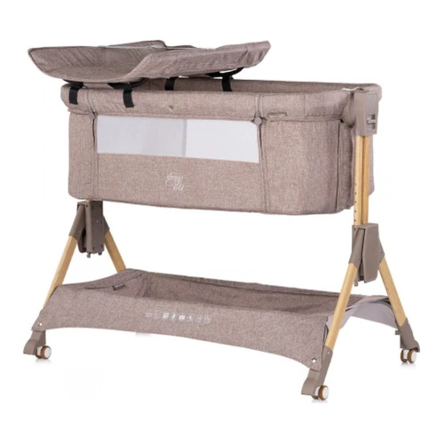 Pătuț co-sleeper pliabil Chipolino Sleep'n Fold latte cumpăra în Chișinau
