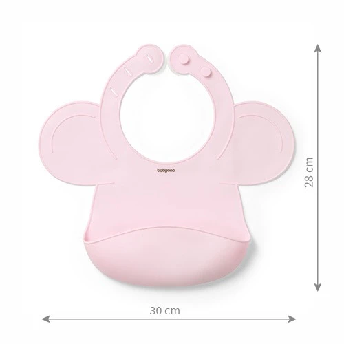 Нагрудник из силикона BabyOno Pink купить в Кишиневе