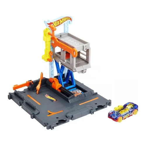 Set de joacă Hot Wheels City Downtown Repair Station cu 1 mașinuță cumpăra în Chișinau