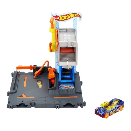Set de joacă Hot Wheels City Downtown Repair Station cu 1 mașinuță cumpăra în Chișinau