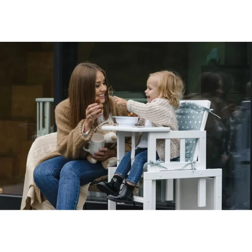 Стул для кормления 2 в 1 DeSon Toptun Белый купить в Кишиневе