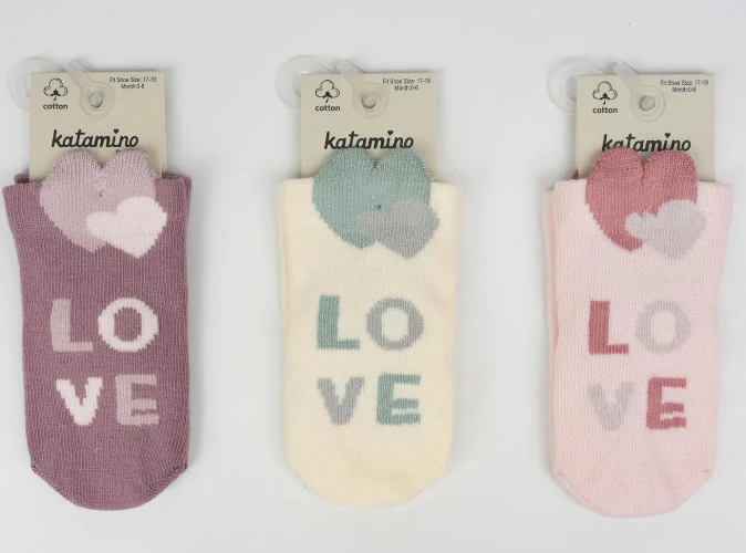 Носочки Katamino Neslin Love в асс. (6-12М) купить в Кишиневе