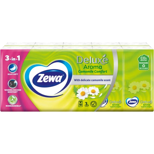 Servetele uscate Zewa Deluxe Camomile (3 straturi), 10 buc. cumpăra în Chișinau