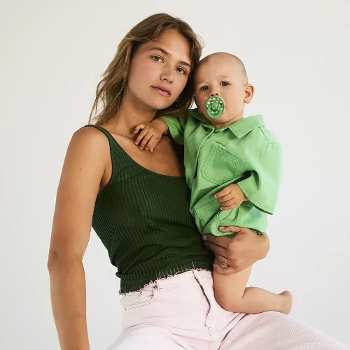 Круглые латексные соски Bibs Polka Petal & Cactus (0-6 мес.), 2 шт. купить в Кишиневе