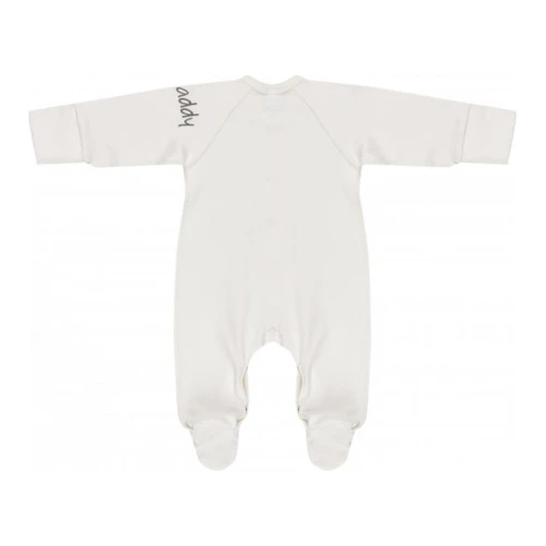 Комбинезон для новорождённого Veres 101.81-4.50 I love my daddy, молочный с красным рисунком, интерлок, р.50 купить в Кишиневе