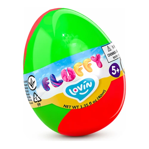 Игрушка-антистресс Lovin Fluffy, воздушный слайм в яйце, 40 мл, в асс. купить в Кишиневе