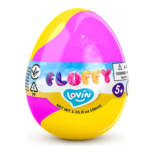 Игрушка-антистресс Lovin Fluffy, воздушный слайм в яйце, 40 мл, в асс. купить в Кишиневе
