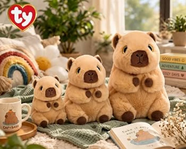 Плюшевая игрушка TY Капибара Lara Beanie Boos, 48 см купить в Кишиневе