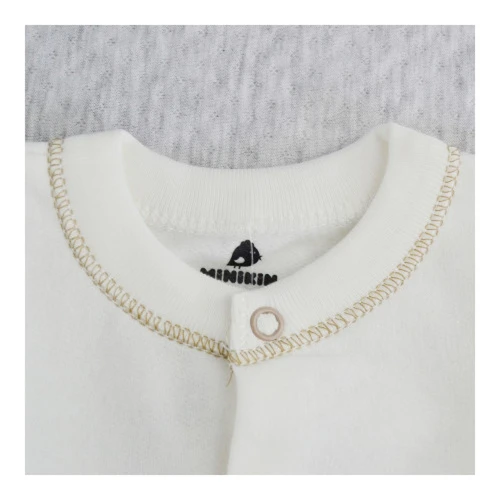 Комбинезон для малыша Minikin Happy Baby, молочный с пандой, р.62 купить в Кишиневе
