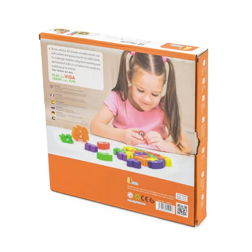 Puzzle din lemn Viga 3D Snail, 26 elemente cumpăra în Chișinau