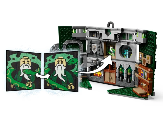 Set construcție Lego Harry Potter Slytherin House Banner, 349 elemente cumpăra în Chișinau