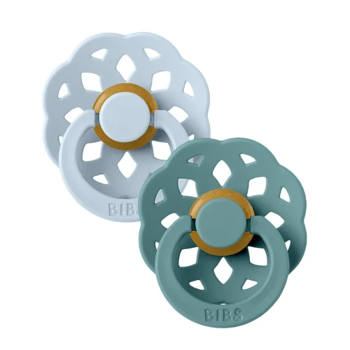 Suzetă rotundă din latex Bibs Boheme Baby Blue & Island Sea (0-6 luni), 2 buc. cumpăra în Chișinau