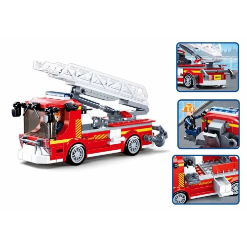 Set construcție Sluban Fire Ladder Truck Exercise, 343 elemente cumpăra în Chișinau