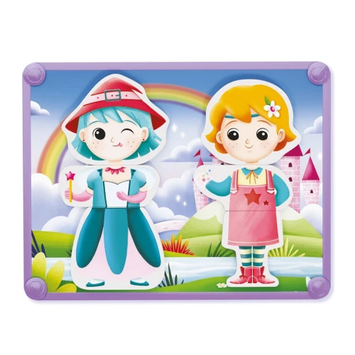 Набор для творчества Quercetti Magnetic Dress Up Fairy Tales купить в Кишиневе