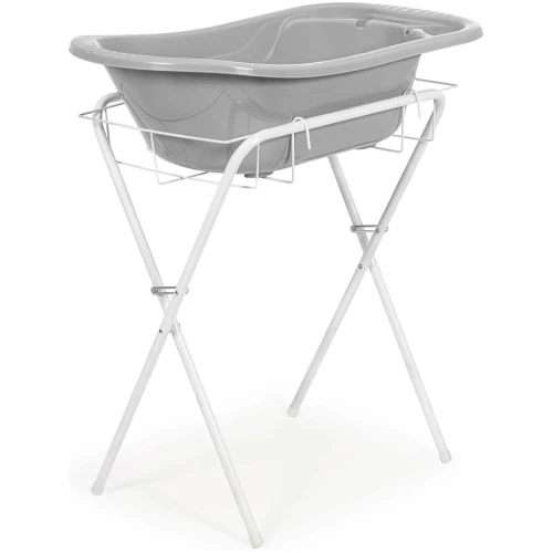Набор ванночки с подставкой BabyJem Soft Grey, 7 предмета купить в Кишиневе