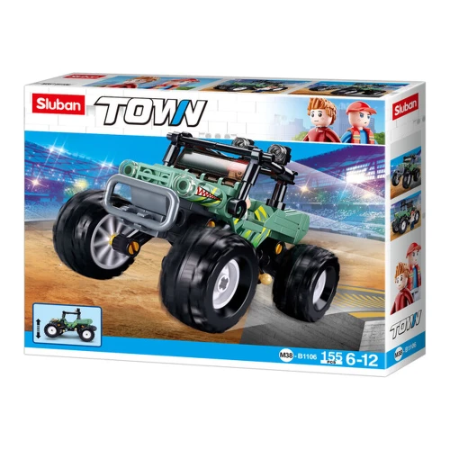 Set de construcție Sluban Town SUV verde M38-B1106, 155 elemente cumpăra în Chișinau