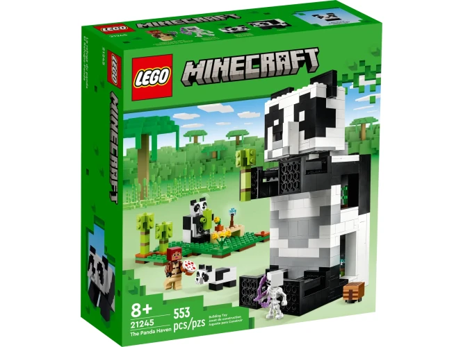 Set construcție LEGO Minecraft The Panda Haven, 553 elemente cumpăra în Chișinau