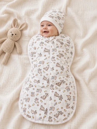 Set cocon + căciulă PernaMea Teddy Ivory (0-3L) cumpăra în Chișinau