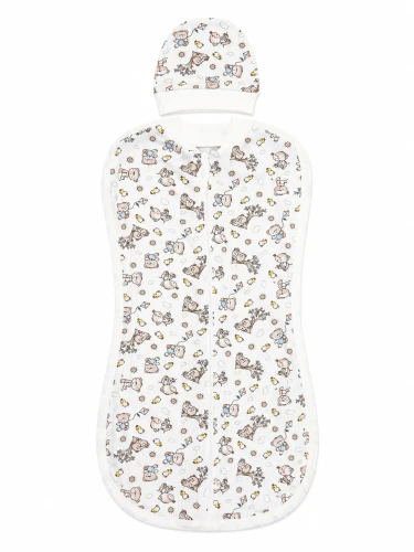 Set cocon + căciulă PernaMea Teddy Ivory (0-3L) cumpăra în Chișinau