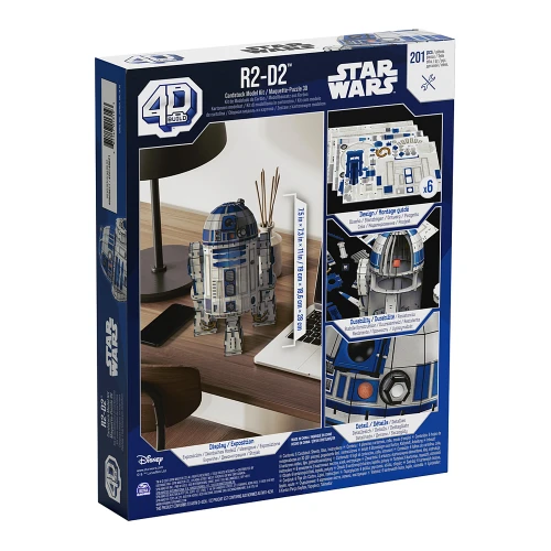 Пазл 4D Build Spin Master Star Wars, робот R2-D2, 201 элемент купить в Кишиневе