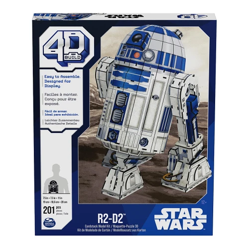 Пазл 4D Build Spin Master Star Wars, робот R2-D2, 201 элемент купить в Кишиневе