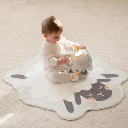 Детский коврик Kikkaboo Sleepy Sheep Green, 90x77 см купить в Кишиневе