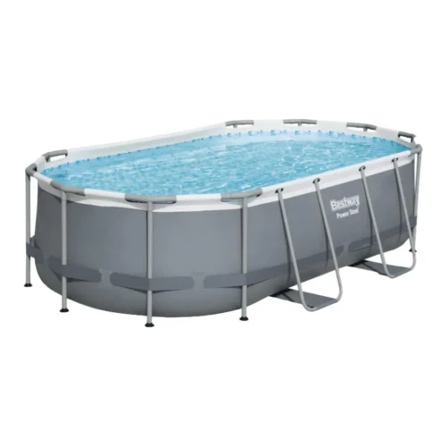 Каркасный бассейн Bestway Power Steel овальный 427x250x100 см, 7250 литров, с фильтрующим насосом купить в Кишиневе