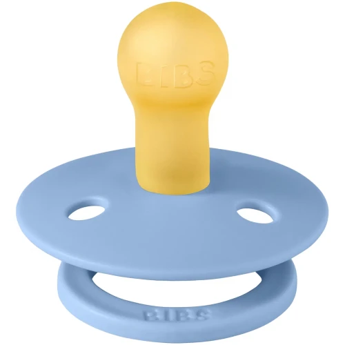 Suzetă rotundă din latex Bibs Colour Sky Blue & Baby Blue (0-6 luni), 2 buc. cumpăra în Chișinau