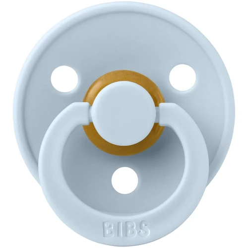 Suzetă rotundă din latex Bibs Colour Sky Blue & Baby Blue (0-6 luni), 2 buc. cumpăra în Chișinau
