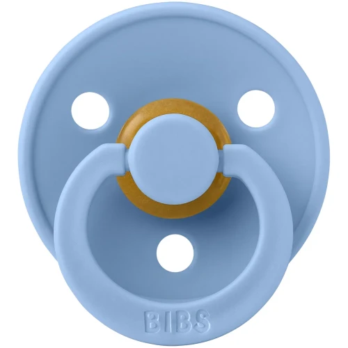 Suzetă rotundă din latex Bibs Colour Sky Blue & Baby Blue (0-6 luni), 2 buc. cumpăra în Chișinau
