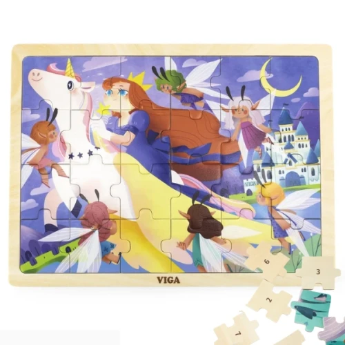 Puzzle din lemn Viga Fairy Tale, 24 elemente cumpăra în Chișinau