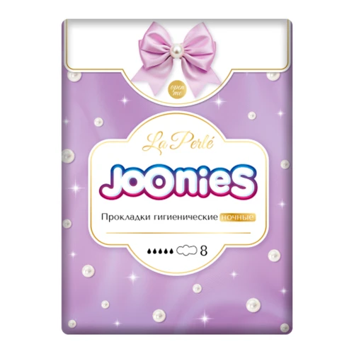 Absorbante igienice de noapte Joonies La Perle, 8 buc. cumpăra în Chișinau