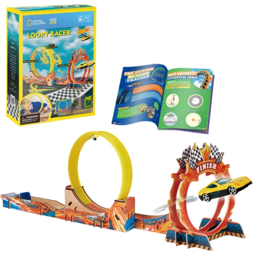 3D-пазл Cubic Fun STEM Series Гоночная трасса с 2 машинками – изучаем физику полной петли купить в Кишиневе