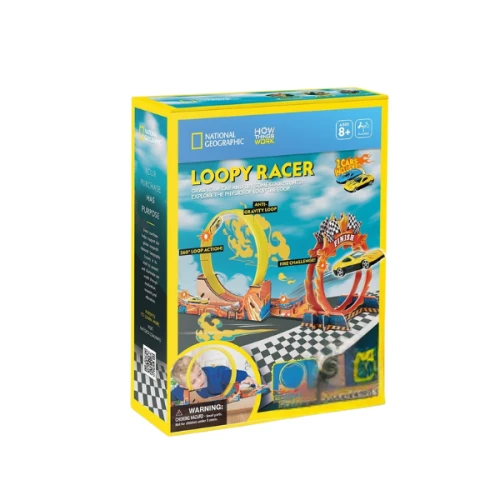3D-пазл Cubic Fun STEM Series Гоночная трасса с 2 машинками – изучаем физику полной петли купить в Кишиневе