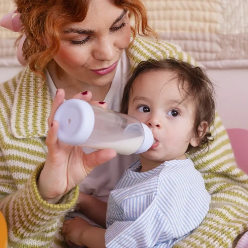 Biberon pentru bebelusi din sticla Bibs Silicone Baby Blue, 240 ml cumpăra în Chișinau