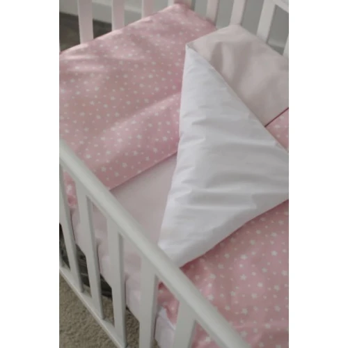 Lenjerie de patut Veres Stars Pink (3 piese), 120x60 cm cumpăra în Chișinau