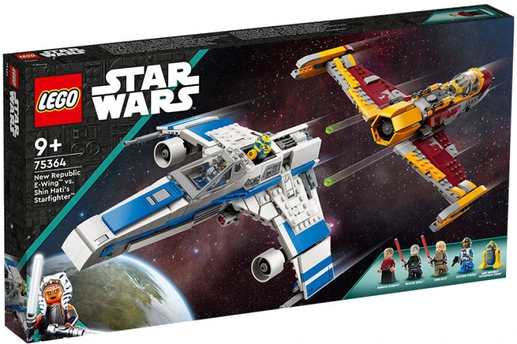 Set construcție Lego Star Wars New Republic E-Wing vs Shin Hati’s Starfighter, 1056 elemente cumpăra în Chișinau