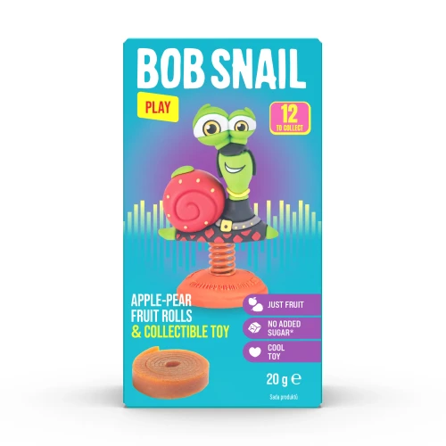 Bomboane naturale Bob Snail Mere-Pere cu jucarie (3 ani+), 20 gr cumpăra în Chișinau
