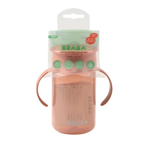 Cană de învățare Beaba 12+ luni 340 ml Roz cumpăra în Chișinau