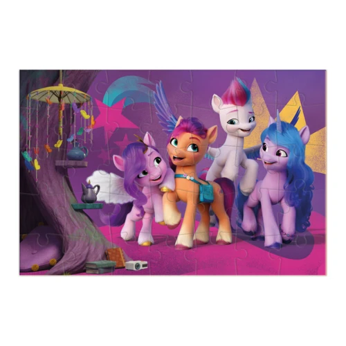 Мини-пазл Dodo My Little Pony Весёлая встреча, 35 элементов купить в Кишиневе