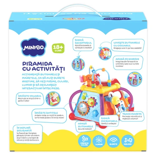 Пирамидка с активностями Noriel Bebe купить в Кишиневе