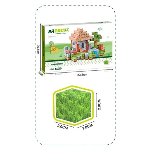 Set construcție magnetic Essa Toys House, 312 elemente cumpăra în Chișinau