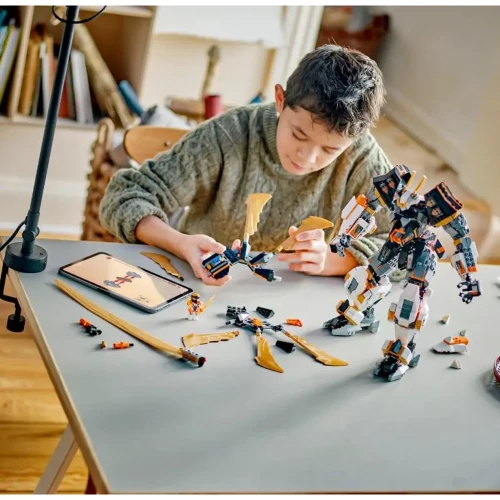 Конструктор Lego Ninjago Cole's Titan Dragon Mech 71821, 1055 элементов купить в Кишиневе